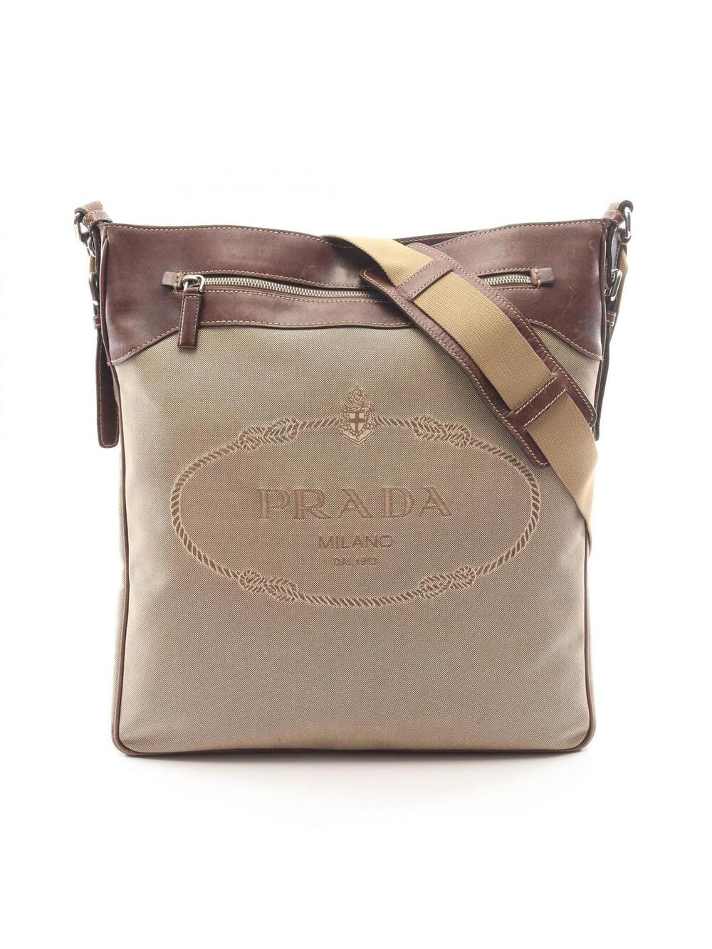 Prada Logo Jacquard Crossbody Shoulder #362878P36B